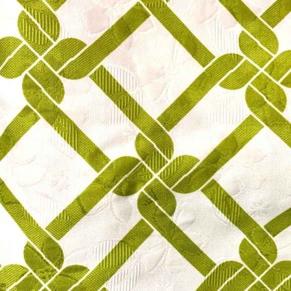 MILLY of New York Cutout Geometric Print
Green/ White Jacquard Mini Dress - Picture 8 of 9